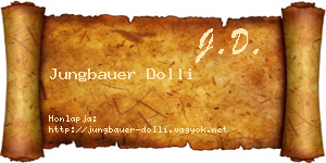 Jungbauer Dolli névjegykártya
